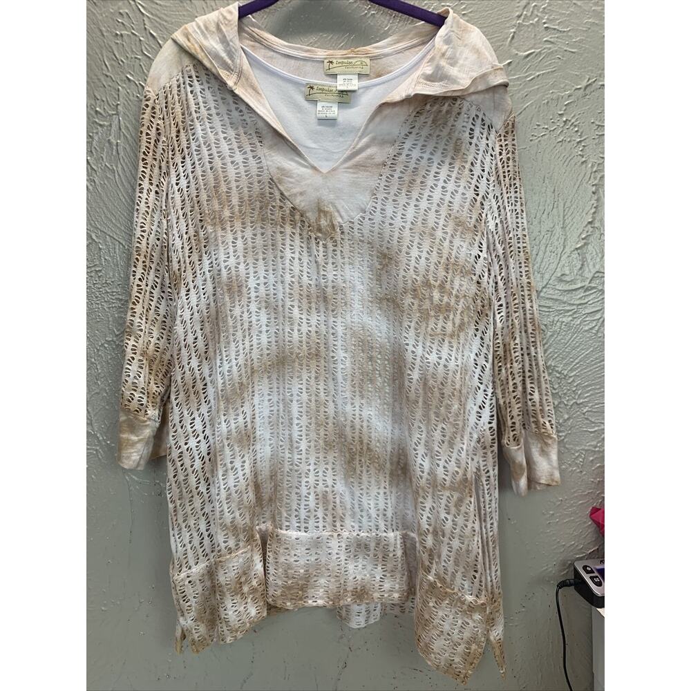 IMPULSE California‎ Womens Pullover Tunic And Tank Top Size Large Made in USA